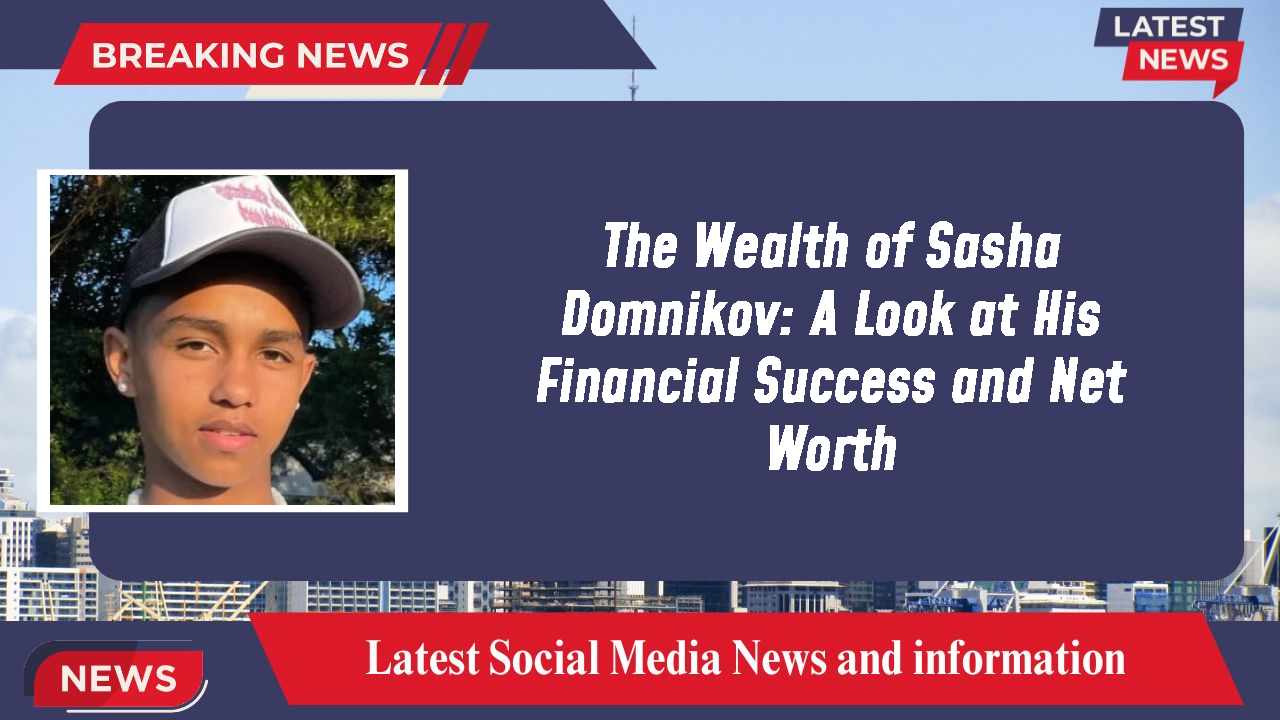 The Wealth of Sasha Domnikov: A Look at His Financial Success and Net Worth